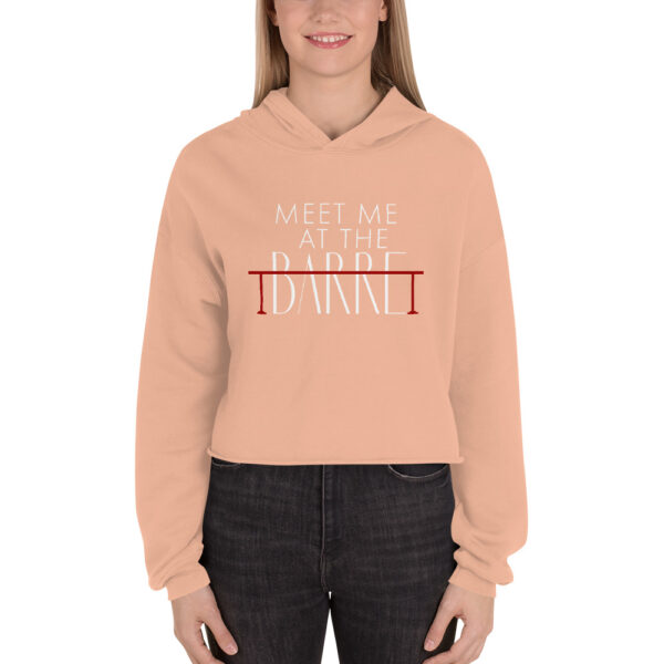 Meet Me At The Barre Crop Hoodie