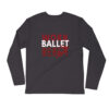 Work Ballet Repeat Long Sleeve Fitted Crew