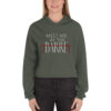Meet Me At The Barre Crop Hoodie