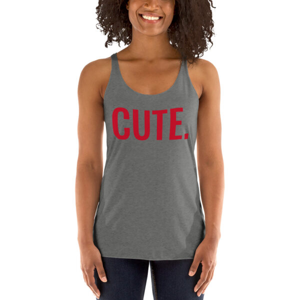 CUTE Women's Racerback Tank