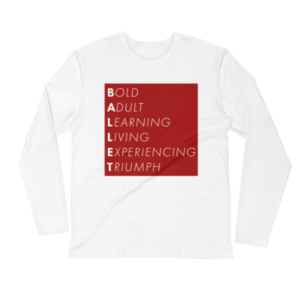 BALLET Long Sleeve Fitted Crew