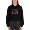 Meet Me At The Barre Crop Hoodie