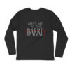 Meet Me At the Barre Long Sleeve Fitted Crew